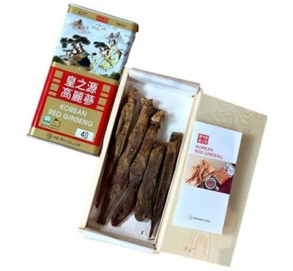 Hồng Sâm Củ Khô 6 Năm Tuổi HG Bio Hàn Quốc 300g Chính Hãng